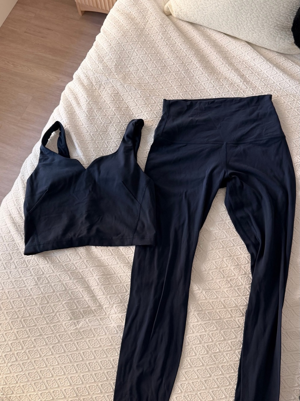 Lululemon Women’s true navy align tank and High-Waist Leggings Set